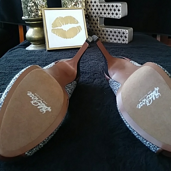 NWOT!! Denim heels - Picture 5 of 5